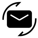 refresh inbox glyph Icon