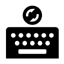 refresh keyboard glyph Icon