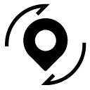 refresh pointer 1 glyph Icon