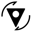 refresh pointer 3 glyph Icon