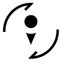 refresh pointer 5 glyph Icon
