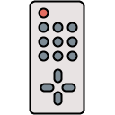 remote control filled outline Icon