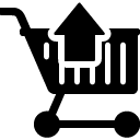 remove shopping cart solid icon