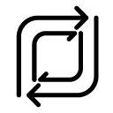 replay arrows glyph Icon