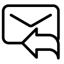reply mail line Icon