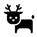 reindeer glyph Icon