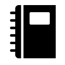 rings notebook 1 glyph Icon