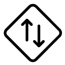 road directions line Icon
