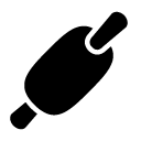 rolling pin glyph Icon