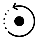 rotate left glyph Icon