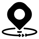 rotate pointer 1 glyph Icon
