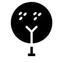 round tree glyph Icon