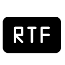 rtf glyph Icon