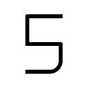 s glyph Icon