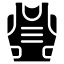 safety vest glyph Icon