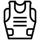 safety vest line Icon