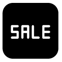 sale glyph Icon