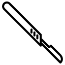 scalpel line icon