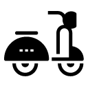 scooter glyph Icon
