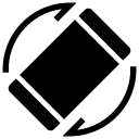screen rotation glyph Icon
