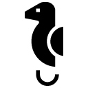 seahorse glyph Icon