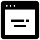 search browser glyph Icon