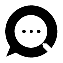 search chat glyph Icon