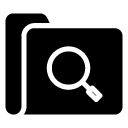 search folder glyph Icon