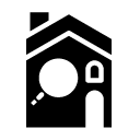 search hostel glyph Icon