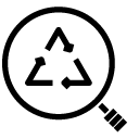 search recycle line Icon