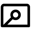 search window line icon