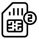 second simcard line Icon