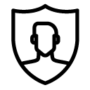 security man 4 line Icon