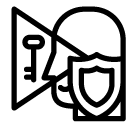 security view key line Icon