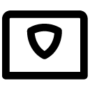 security window line Icon