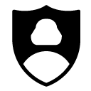 security woman 1 glyph Icon