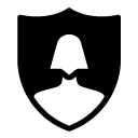 security woman 3 glyph Icon