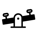 seesaw glyph Icon