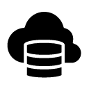server cloud 2 glyph Icon