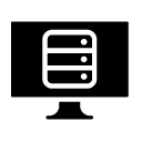 server computer glyph Icon