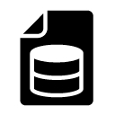 server file glyph Icon