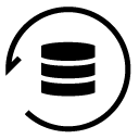 server rotate glyph Icon