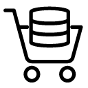 server shopping line Icon