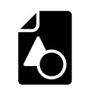 shapes file glyph Icon