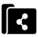 share folder glyph Icon