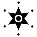 sherif star glyph Icon