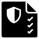 shield document glyph Icon