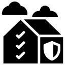 shield home glyph Icon