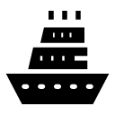 ship 2 glyph Icon