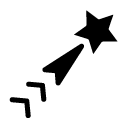 shooting star glyph Icon